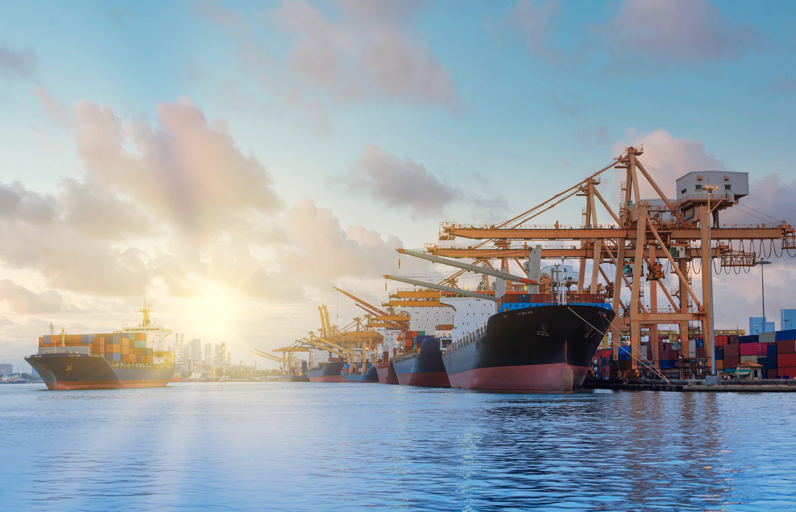 This is an image representing a shipyard.