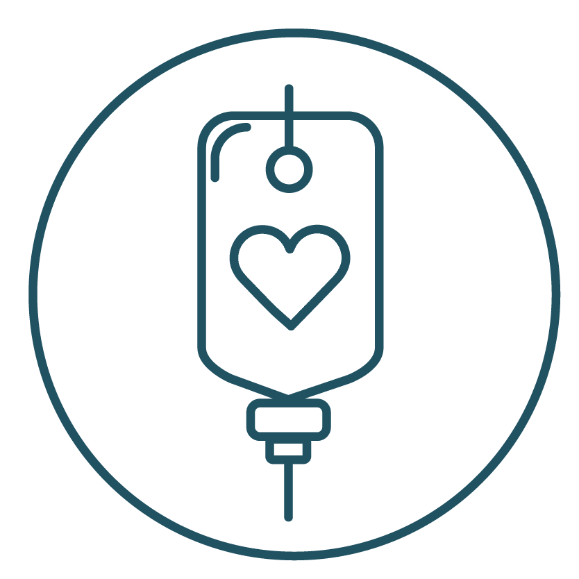 This is an image representing caring for a patient through treatment